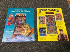 2 WILLIAMS FACTORY ORIGINAL 1992 FISH TALES P...