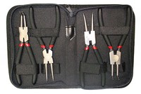 1X Seegeringzange 4 Tlg Set 175Mm Sicherungszangen Sprengring Zangen Set 05517-0