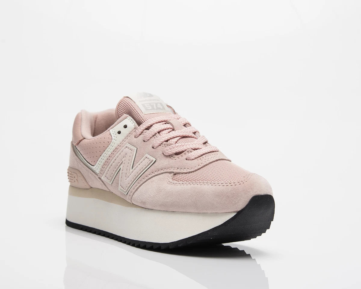 Stamboom Collega Viva New Balance Wmns 574 Stacked Women pink | eBay