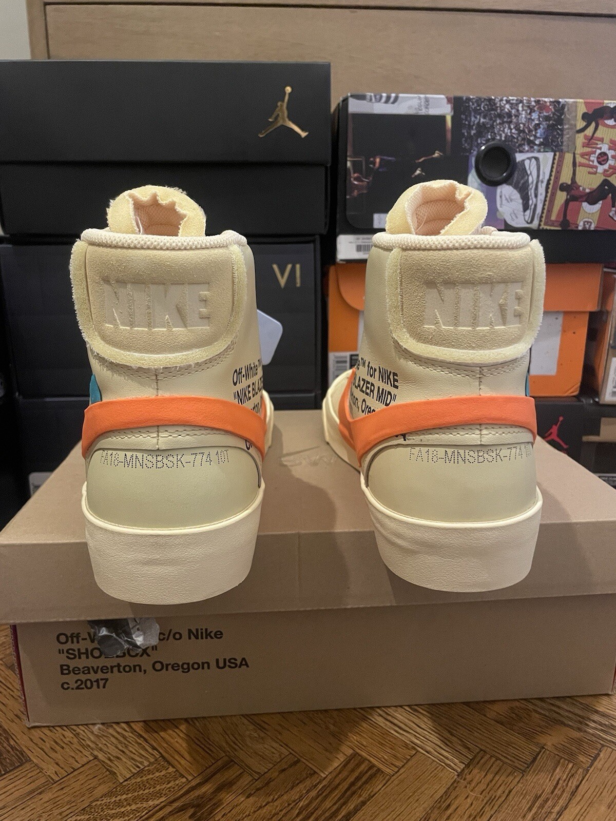 OFF WHITE X NIKE Taglia 10 5 Off White X Blazer Mid 'All Hallows Eve'