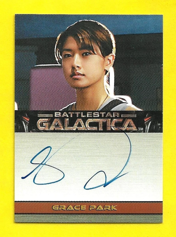 2008 Battlestar Galactica Staffel 3 Autogramm Grace Park Als Sharon Valerii - Bild 3 von 3