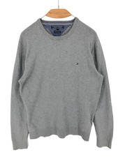 TOMMY HILFIGER Men Pima Cotton Cashmere Jumper Pullover Sweater Size S