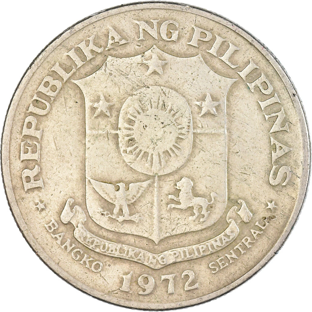 Philippine 1 Peso Coin 1972 philippine-1-peso-coin-1972