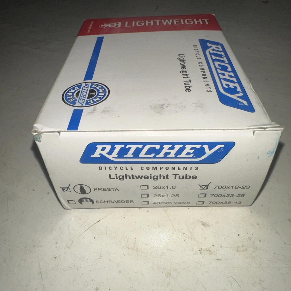 Tubo interior ligero RITCHEY 700 x 18-23 700c 24 mm válvula Presta TR repuesto Foto 3 de 4