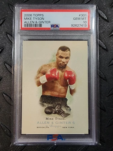 Iron Mike Tyson 2006 Topps Allen & Ginter #301 PSA 10 WBC Full Size Card Boxing