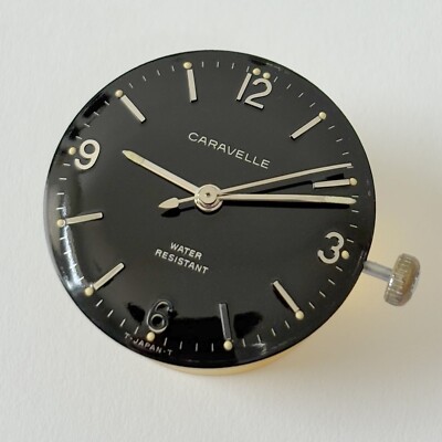 Caravelle Caliber 11DP Watch Parts Movement Balance Fork Spring Bridge