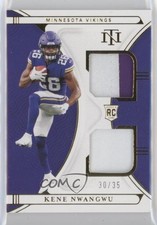 2021 National Treasures Rookie Dual Materials Gold 30/35 Kene Nwangwu 11ur