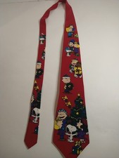 Peanuts Christmas Tie Vintage