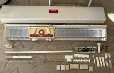Estate Sale Found Used  Untested Brother KH-230 Knitting Machine W/Accessories