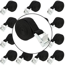 15 Pack 6.5Ft Lashing Straps, 1 Inch Adjustable Cam Buckle Tie Down Straps Ny...