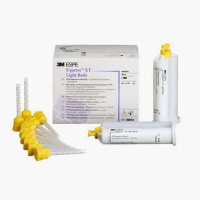 3M ESPE Express XT Light Body | 2 x 50ml Cartridges | 10 x Garant Mixing Tips