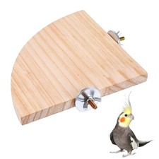 Bird Perch Platform Stand Wooden 15cm x x 1.2cm, original wood color