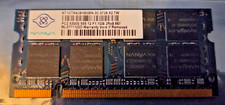 Nanya 1GB DDR2 SODIMM 200pin PC2-5300 667MHz CL5 NT1GT64U8HB0BN-3C