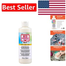 Durable Matte Multi-Purpose Glue 8 oz - Ideal for Indoor  Outdoor Projects