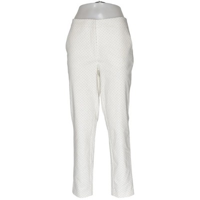 Cache Cache, Hose, Größe: 40, Weiß, Baumwolle/Elasthan/Polyester, Gepunktet #Caa