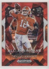 2021 Panini Prizm Draft Picks All-American Red Ice Trevor Lawrence #181 gd1