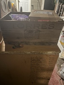 Vintage ~ Wood Crate/Box ~ Miguel Torres~ Spain ~ Vintage 1966~ Suave~L.A.,Ca~