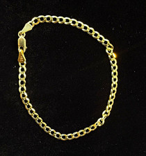 Pulsera cubana de Oro 14K