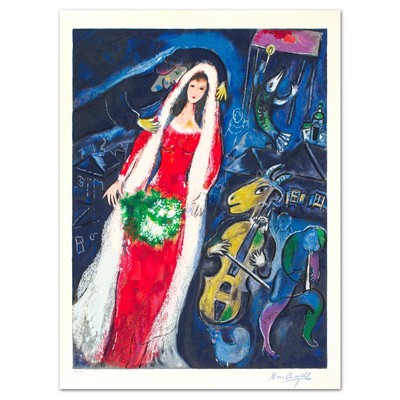 Marc Chagall Maries Au Village Ltd. Ed. Serigraph, LOA