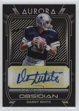 2020 Panini Obsidian Aurora Electric Etch Yellow 8/15 Danny White #AA57 Auto 0c3