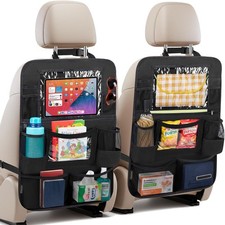 BALEINE Backseat Car Organizer, Back Seat Car Organizers and Storage, Kick Mats
