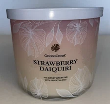 Goose Creek Candle STRAWBERRY DAIQUIRI 14.5 Oz Triple Wick Tumbler