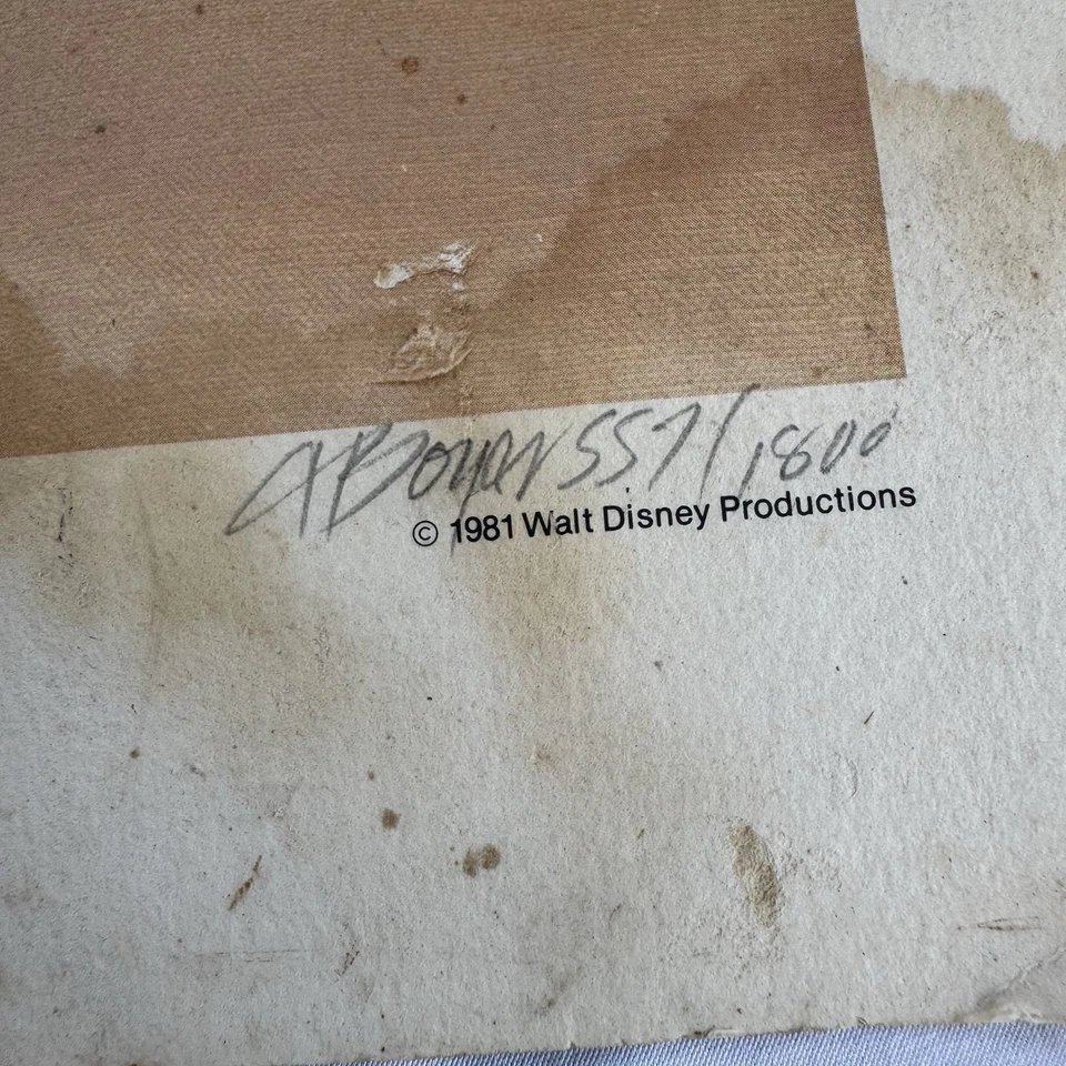 Disney 1981 Signed Lithograph Charles Boyer Our Team Cinderella Casket 557 /1800 - Image 3 of 4