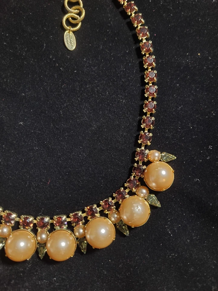 Increíble collar de declaración raro de Elizabeth Cole Foto 3 de 4