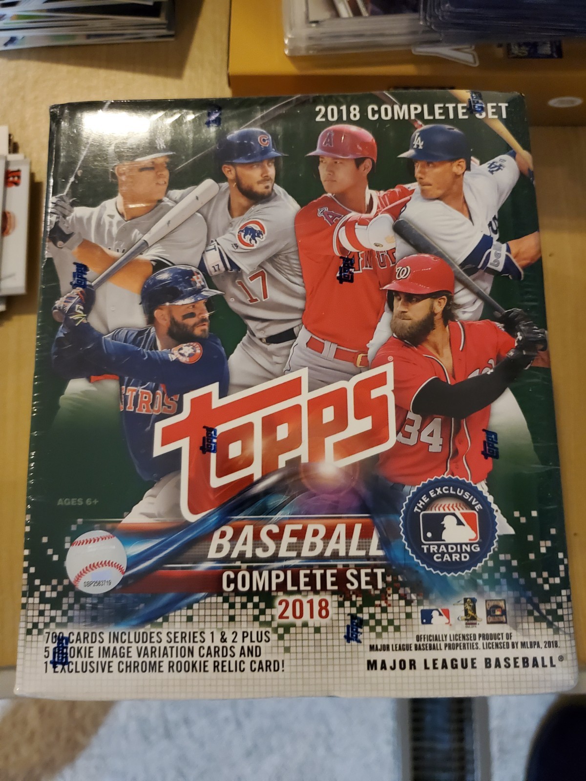 2018 Topps Baseball sealed complete set Ohtani RC #700 +5 image ...