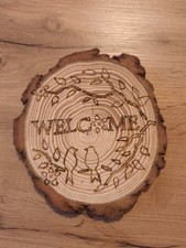 Frühlings Deko Welcome Vogel Wood Holz Dekoration