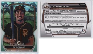 2023 Bowman Chrome Sapphire Edition Prospects Aqua /99 Rayner Arias #BCP-222