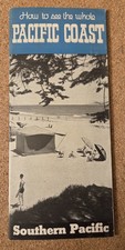 Vintage 1930s Southern Pacific Railroad Pacific Coast Travel Booklet Map Photos