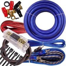 Complete 4000W Gravity 0 Gauge Amplifier Installation Wiring Kit Amp Pk2 0 Ga...