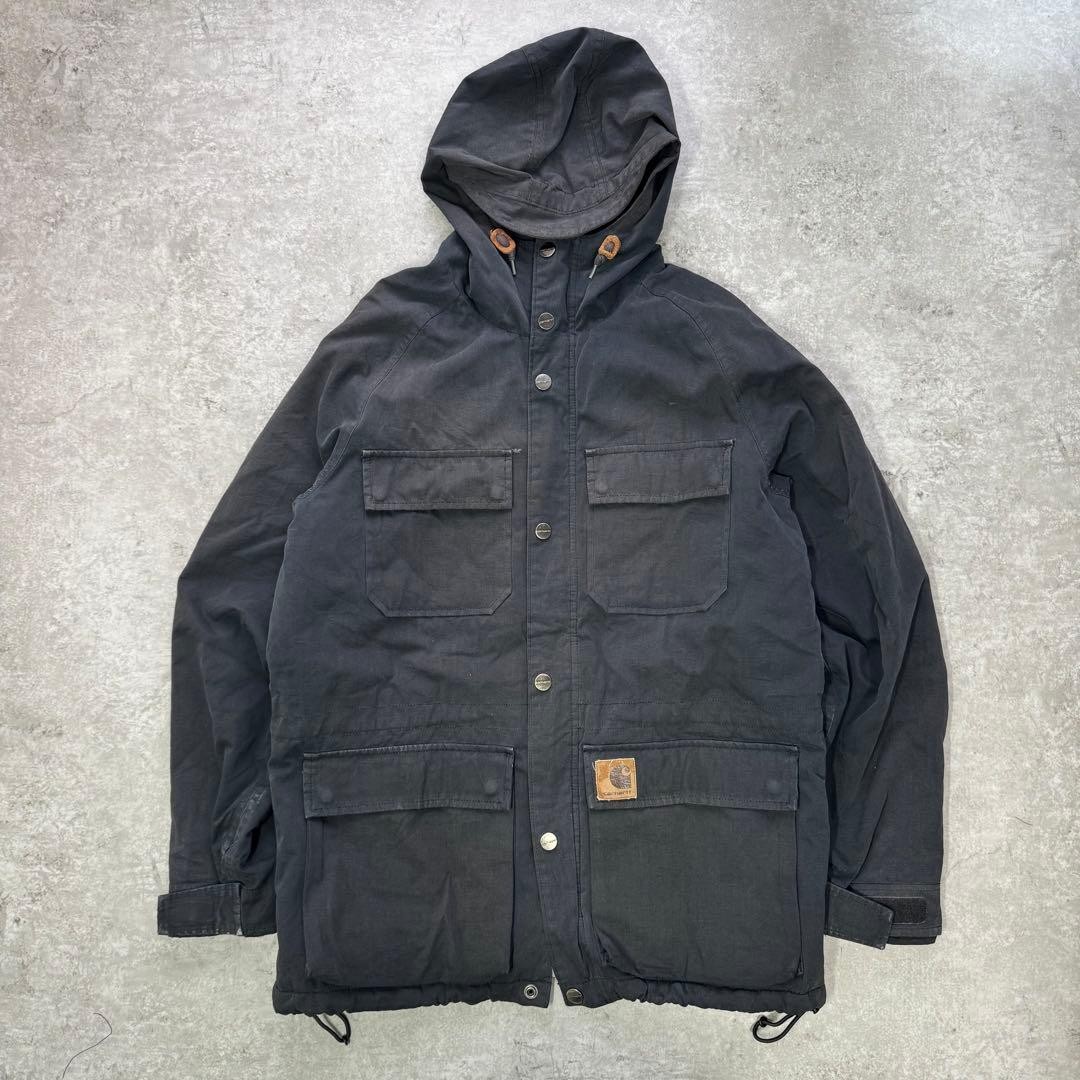 Carhartt Mosley Jacket Black Fade L Workwear Used