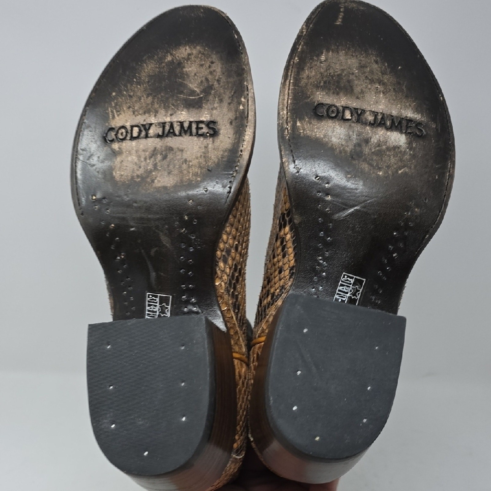 Cody James Exotic Genuine Python Leather Western … - image 5