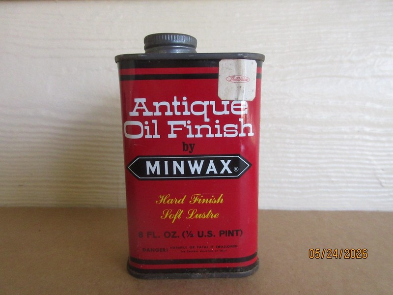 VTG Can Antique Oil Finish by Minwax 8 Fl. Oz. Hard Finish Soft Lustre for Wood