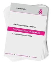 Assessor Die Überblickskarteikarten Zivilprozessrecht im Überblick 111 S. 2026
