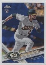 2017 Topps Chrome Blue Wave Refractor 58/75 Renato Nunez #99 0lt3