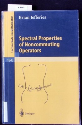 Spectral properties of noncommuting operators. Lecture Notes in Mathematics; 184