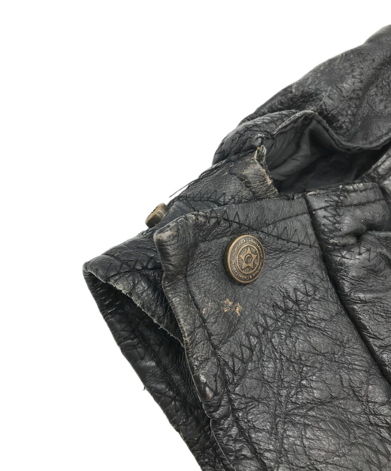 Cellini Patchwork Leather Jacket Size XL Iyq79 - image 9