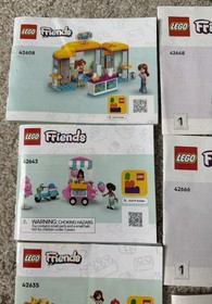 21 Lego Friends Instruction Manuals Booklets - 41109, 41381, 41395, 42618 More