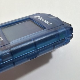 Sega Dreamcast VMU Visual Memory Unit Clear Smoke Blue Grey HKT-7000 w/Cover