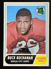 1968 Topps #197 BUCK BUCHANAN -- HOF Kansas City Chiefs