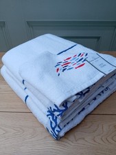 Turkish Cotton Towels Face Cloth Hand Bath Towel Bath Sheet Embroidered Fish