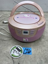 Rare VTG 2001 Hello Kitty Sanrio HK23 Stereo AM/FM CD Player Pink Boombox Radio
