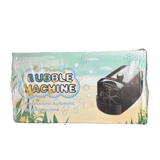 Portable Professional Bubble Blower Machine White Automatic New Sealed