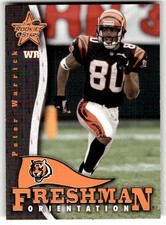 2000 Leaf Rookies & Stars Peter Warrick Freshman Orientation #/2000 #FO-1