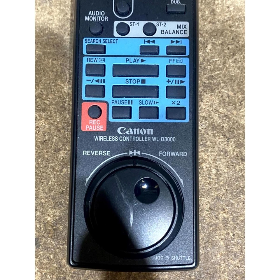Canon WL-D3000 Remote Control Black Wireless Handheld Compact for XL1S Camcorder - Image 3 of 4