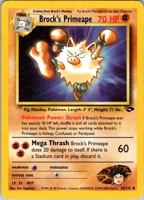 Brock's Primeape #35 (Gym Challenge (2000))