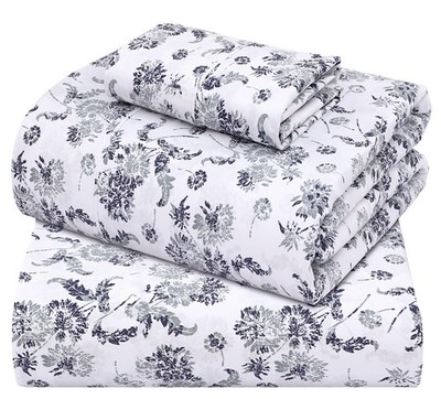 100% Cotton Sheets   Twin XL Size Percale Bedding, Cooling & Breathable, Dura...